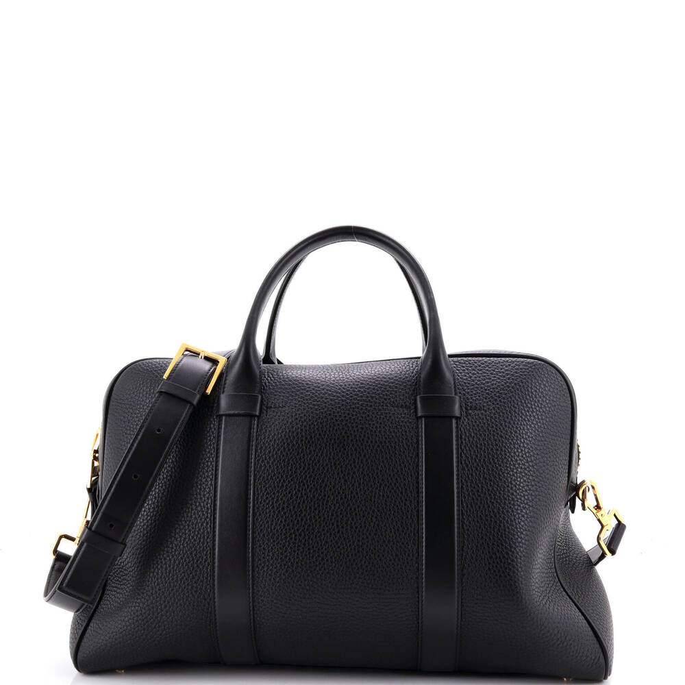 Tom Ford Large Buckley Trapeze Briefcase Leather